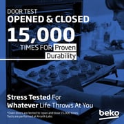 Beko 90x60cm Freestanding Combination Cooker, Gas Hob & Electric Oven, Air Fryer, 5 Burners (1 Wok), 108L - BGTW11227EXA
