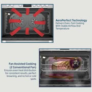 Beko 90x60cm Freestanding Combination Cooker, Gas Hob & Electric Oven, Air Fryer, 5 Burners (1 Wok), 108L - BGTW11227EXA