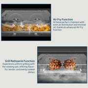 Beko 90x60cm Freestanding Combination Cooker, Gas Hob & Electric Oven, Air Fryer, 5 Burners (1 Wok), 108L - BGTW11227EXA