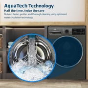 Beko 10kg Front Load Washing Machine, 1400 RPM, 15 Programs, SteamTherapy, AquaTech, Manhattan Grey - WTE1014XM