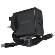 Dviced GaN Wall Charger With Cable 65W Black