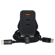 Dviced GaN Wall Charger With Cable 65W Black