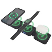 Dviced 3-in-1 Foldable Wireless Charger Black