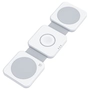Dviced 3-in-1 Foldable Wireless Charger White