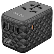 Dviced Universal GaN Travel Adapter 65W Black
