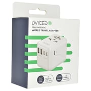Dviced Universal Travel Adapter 28W White