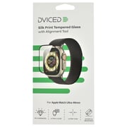 Dviced Silk Screen Protector Transparent/Black Apple Watch 49mm