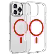 Dviced MagSafe Case Clear/Red iPhone 16 Pro Max