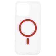 Dviced MagSafe Case Clear/Red iPhone 16 Pro Max