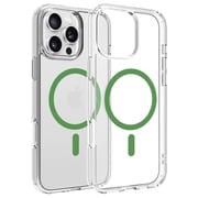 Dviced MagSafe Case Clear/Green iPhone 16 Pro Max