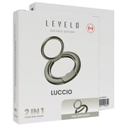 Levelo Luccio 2-in-1 Phone Ring Holder Titanium