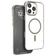 Levelo Claire Bumper Case Titanium iPhone 16 Pro Max