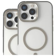 Levelo Claire Bumper Case Titanium iPhone 16 Pro Max