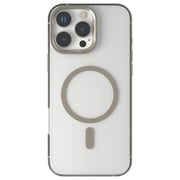 Levelo Claire Bumper Case Titanium iPhone 16 Pro Max