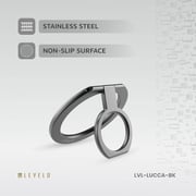 Levelo Lucca Magsafe Phone Ring Holder Matte Black