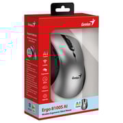 Genius Wireless Mouse Silver Grey