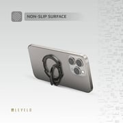 Levelo Lucca Magsafe Phone Ring Holder Natural Titanium