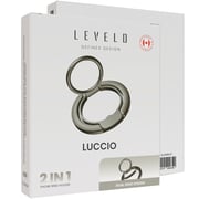 Levelo Lucca Magsafe Phone Ring Holder Natural Titanium