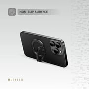 Levelo Luccio 2-in-1 Phone Ring Holder Black