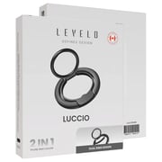 Levelo Luccio 2-in-1 Phone Ring Holder Black