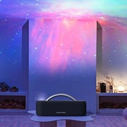 Porodo Soundtec Star Light Galactic Speaker Black