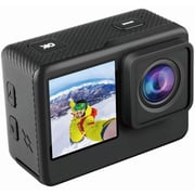 Porodo Lifestyle Waterproof 4K Black Action Camera