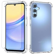 Max & Max Clear Case Clear With Screen Protector Transparent Samsung Galaxy S23 FE
