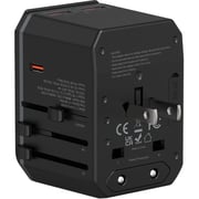 Totulife 1 Pc Universal Travel Adapter Black