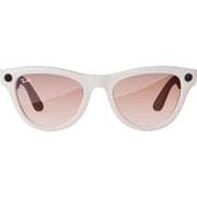 RayBan 67001352 Meta Skyler Smart Sunglasses Gray/Pink