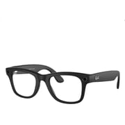 Ray-Ban Smart Glasses Wayfarer Large Transitions Matte Black / G15 Green