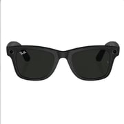 Ray-Ban Smart Glasses Wayfarer Large Transitions Matte Black / G15 Green