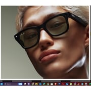 Ray-Ban Smart Glasses Wayfarer Large Transitions Matte Black / G15 Green