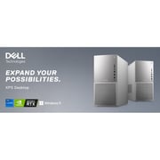 Dell XPS Tower (2024) Desktop - 14th Gen / Intel Core i7-14700 / 2TB SSD / 64GB RAM / 8GB NVIDIA GeForce RTX 4060Ti Graphics / Windows 11 Home / English Keyboard / Platinum / International Version - [XPS8960-7244SLV-PUS]