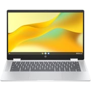 HP Chromebook x360 2-in-1 Laptop- Intel N200 Processor / 14inch FHD Touchscreen / 128GB SSD / 8GB RAM / Integrated Graphics / Chrome OS / English Keyboard / Silver / International Version - 14B-CD0035CL