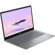 HP Chromebook Plus Laptop - Intel Core i3-N305 / 256GB SSD / 8GB RAM / Intel UHD Graphics / 14inch / Chrome OS / English Keyboard / Silver / International Version - 14A-NF0035CL - Includes Sleeve & Wireless Mouse