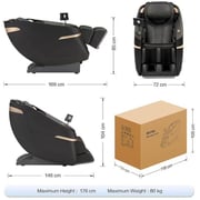 Rotai A37 Ekanite Massage Chair/Sofa BLK