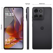 Moto G75 256GB 8GB Charcoal Grey 5G Smartphone + Wireless Charger