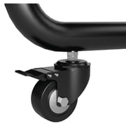 Hama Trolley TV Stand With Castors Black