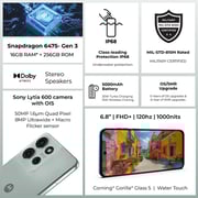 Moto G75 256GB 8GB Succulent Green 5G Smartphone + Wireless Charger