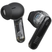 JBL Tune Flex Ghost True Wireless Earbuds with Transparent Design, Black – JBLTFLEXGBLK