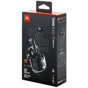 JBL Tune Flex Ghost True Wireless Earbuds with Transparent Design, Black – JBLTFLEXGBLK