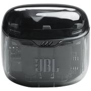 JBL Tune Flex Ghost True Wireless Earbuds with Transparent Design, Black – JBLTFLEXGBLK