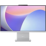Lenovo IdeaCentre AIO 27ARR9 All-in-One (2024) Desktop - AMD Ryzen 7-7735HS / 27inch FHD / 1TB SSD / 16GB RAM / Shared AMD Radeon 680M Graphics / Windows 11 Home / English & Arabic Keyboard / Cloud Grey / Middle East Version - [F0HQ004BAX]