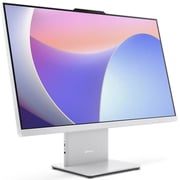 Lenovo IdeaCentre AIO 27ARR9 All-in-One (2024) Desktop - AMD Ryzen 7-7735HS / 27inch FHD / 1TB SSD / 16GB RAM / Shared AMD Radeon 680M Graphics / Windows 11 Home / English & Arabic Keyboard / Cloud Grey / Middle East Version - [F0HQ004BAX]