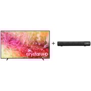 Samsung UA85DU7000 4K UHD Smart Television 85inch (2024 Model) + JVC TH-N322B Bluetooth Soundbar