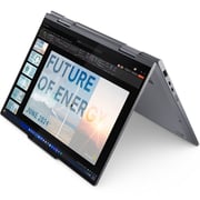 Lenovo ThinkPad X1 Gen 9 2-in-1 Convertible (2023) Laptop - 1st Series / Intel Core Ultra 7-155U / 14inch WUXGA / 1TB SSD / 32GB RAM / Shared Intel Graphics / Windows 11 Pro / English & Arabic Keyboard / Grey / Middle East Version - [21KE005DGR]