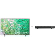 Samsung UA75DU8000 4K UHD Smart Television 75inch (2024 Model) + JVC TH-N322B Bluetooth Soundbar