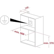 Teka Built In Microwave With Grill ML 8220 BIS L FBK