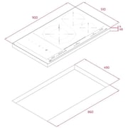 Teka Infinity G1 Induction Hob IBF 95-G1 MST BM