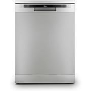 Midea Freestanding Dishwasher, 13 Place Settings, Silver - WQP13-5201C-S